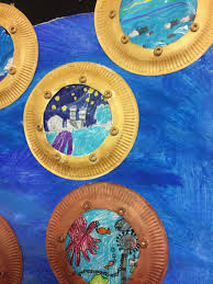 Titanic Portholes Display Titanic Art Art Activities For Kids Classroom Art Projects
