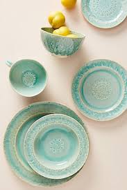 Would salad plates be stored with dinner plates? Unique Dinnerware Sets Plate Sets Bowls Anthropologie Anthropologie