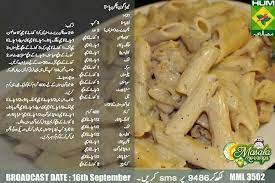 Teragon Chicken Cooking Recipes In Urdu Cheese Pasta Recipes Pasta Recipes