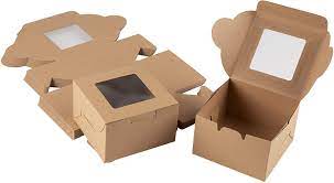 Check out these gorgeous kraft paper window boxes at dhgate canada online stores, and buy 30pcs blank kraft candy box with window, white handmade soap box, black jewelry cookies gift. Amazon Com Cake Box 50 Pack Disposable Pastry Box Kraft Paper Bakery Box With Display Window For Mini Cake Cupcake Cookie Dessert Donuts Pastry 4 X 4 X 2 3 Inches Brown Kitchen Dining
