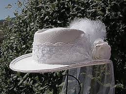 Victorian Inspired Western Bridal Hat Western Wedding Hat Women S Shantung Cowboy Hat Wedding Hats Bridal Hat Cowboy Hats