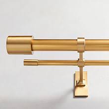 .125 curtain panels curtain rings double curtain rod and hardware sets double curtain rods single curtain rod and hardware sets single curtain rods antiqued black brass brass plated bronze brushed glossy gold iron matte metallic nickel no surface treatment oil. Gold Curtain Rods