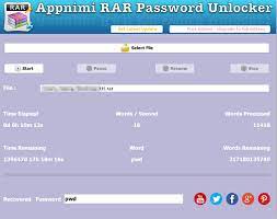 Programa para recuperar la contraseña de archivos rar. Appnimi Rar Password Unlocker Appnimi