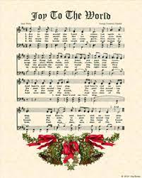 Joy To The World Christian Heritage Hymn Sheet Music Vintage Style Natural Parchment Chris Christmas Carols Lyrics Christmas Sheet Music Joy To The World