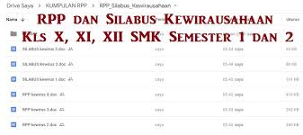 We did not find results for: Rpp Dan Silabus Kewirausahaan Kls X Xi Xii Smk Semester 1 Dan 2 File Guru Now