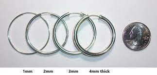 1 millimeter (mm) = 0.0393700787 inch (in) Size Guide Looptyhoops