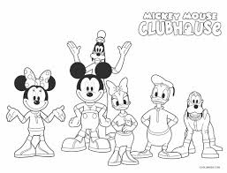 No one likes mice and rats. Free Printable Mickey Mouse Clubhouse Coloring Pages For Kids