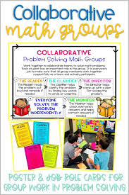 Collaborative Math Groups Math Groups Elementary Math Lessons Teaching Blogs