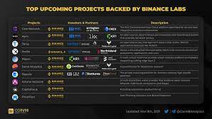 Top Upcoming Projects Backed By Binance Labs In 2021 Top Cryptocurrency Labs Project Optimization
