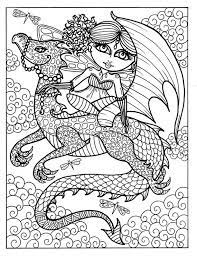 Digital Download Coloring Book Fairies And Dragons Digi Etsy In 2021 Coloring Books Horse Coloring Pages Coloring Book Art