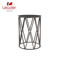 China High Quality Black Lattice Metal Garden Stool For Home And Outdoor Stool China Metal Stool And Garden Stool Price