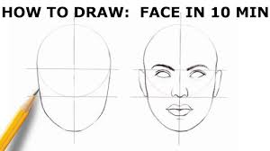 How To Draw Face Basic Proportion Youtube Face Drawing Drawing Tutorial Face Realistic Face Drawing