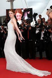 Emma Stone In Christian Dior At The Irrational Man 68th Cannes Film Festival Premiere Emma Stone Wedding Dresses Simple Cannes Film Festival