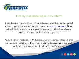A lapse in insurance triggers a civil citation from the ny dmv. What To Do When Your Car Insurance Lapses