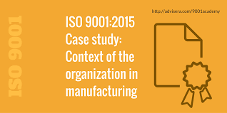 International organization for standardization bibc ii, chemin de blandonnet 8 , cp 401, 1214 these three concepts together form an integral part of the iso 9001:2015 standard. Iso 9001 Case Study Context Of The Organization In Manufacturing