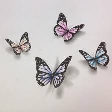 How to draw 3d butterfly with pencil sketch. Pencil Easy 3d Butterfly Drawing Novocom Top