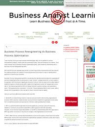 Business Process Reengineering Vs Business Process Optimisation Bpi The Destination For Everything Process Related