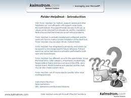 Apr 22, 2019 · open the work>work items page (user context) and choose new work item and select. With Folder Helpdesk For Outlook Support Centres And Other Helpdesks Can Work Efficiently With Support Cases Inside Microsoft Outlook The Support Tickets Ppt Download
