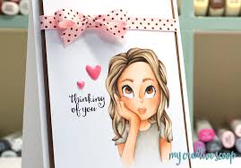 To me, digi stamping has become its own unique technique. Thinking Of You Free Digi Stamp My Creative Scoop
