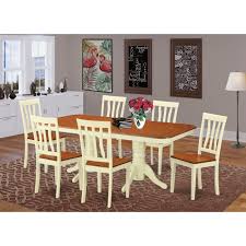 We did not find results for: Rubberwood 7 Piece Dining Room Set Includes Double Pedestal Dining Table And Wooden Chairs Buttermilk And Cherry Finish Overstock 12027782