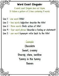 Free Cinquain Poem Cinquain Poetry Lessons Cinquain Poetry