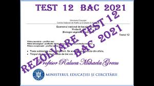 Subiecte bac biologie vegetală și animală: Rezolvare Test 12 Bacalaureat 2021 Biologie Vegetala Si Animala Youtube