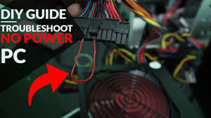 When i try to start it the case fan and the cpu fan will work. Diy Troubleshoot And Fix A Computer That Won T Turn On No Power Beginners Guide Youtube