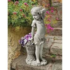 Join prime to save $2.60 on this item. Frances The Flower Girl Statue Fairy Statues Garden Statues Outdoor Garden Statues