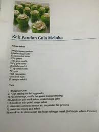 Resepi kek pandan bakar resepi masakkan. Pin On Mufin Cupcake Cake Cooking Fanpage