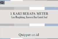 Pengertian 1 kaki berapa meter. 1 Meter Persegi Bersamaan Berapa Kaki Persegi Archives Quipper Co Id