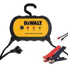 Have you ever asked yourself if there is any other way to charge your car battery? Dewalt 4 Amp Professional Waterproof Portable Car Battery Charger Dxaewpc4 The Home Depot
