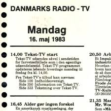 Dr) is de staatsomroep van denemarken, opgericht in 1925. Tekst Tv Dk