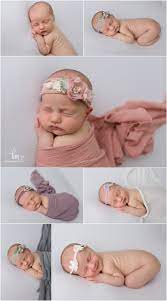 Sleeping Newborn Baby Girl In Photography Studio In Zionsville In Newborn Baby Girl Newborn Photographer