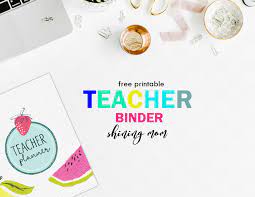You may also use these pages even if you're not teaching. Free Teacher Binder Printables Over 25 Pretty Planning Templates