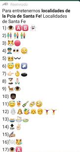 We did not find results for: Santa Fe En Emojis Reconoce Tu Localidad Con Los Simbolos De Whatsapp