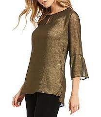 Check out our dressy gold blouse selection for the very best in unique or custom, handmade pieces from our there are 363 dressy gold blouse for sale on etsy, and they cost $33.56 on average. Preston York Danielle Foiled Crinkle Chiffon Blouse Gold Blouse Dressy Tops Women