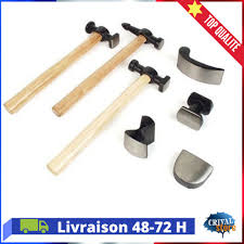 Marteau Et Tas Carrossier Carrosserie Masse Debosseleur Pack De 7 Outils En 2020 Marteau Outils Debosselage Sans Peinture