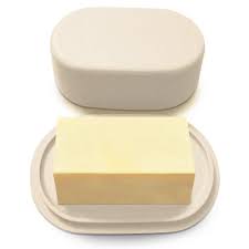 Which lead me to think that's a great name for boy butt: Modern Bamboo Butter Dish With Lid Dishwasher Safe Perfectly Sized Cooler Kitchen