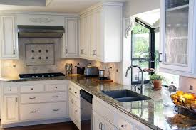 Small Bay Window Above Kitchen Sink With White Kitchen Cabinets Kitchen Ideas Kitchen Cabinets Kitchen Remodel Kitchen Design Small