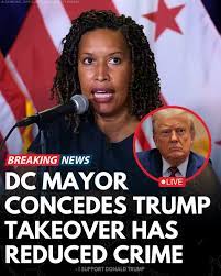 I Support - Washington, D.C. is witnessing a sharp drop in crime, thanks to  federal intervention led by President Donald Trump. Since August 7, 2025,  when federal law enforcement and National Guard