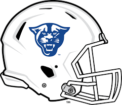 Explore the 39+ collection of football helmet clipart images at getdrawings. Georgia State Panthers Helmet Ncaa Division I D H Ncaa D H Chris Creamer S Sports Logos Page Sportslogos Net