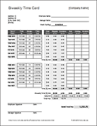 Timesheets Timecards And Payroll Templates For Excel