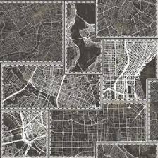 Noordwand Cristiana Masi Urban Friends 5612 Wall Wallpaper Wallpaper Map Pattern