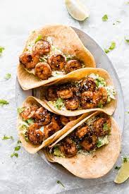 Toss the shrimp and olive oil together in a small mixing bowl. Blackened Shrimp Tacos With Slaw Recipe Little Spice Jar