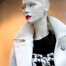 Mannequin in White Sticker
