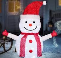 Amazon.com: PIXFAIRY Christmas Standing Lighted Snowman ...