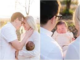 Lifestyle Newborn Photography Session Outside Melissa Harms Outdoor Newborn Photography Outdoor Newborn Photos Newborn Family Pictures