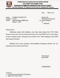 Kami selaku keluarga besar bapak rahmat bermaksud mengundang seluruh warga desa mulyorejo untuk. Contoh Surat Rapat Bpd Contoh Surat