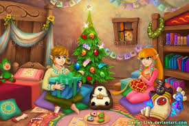 Awww i just cant wait til christmas !! Fanart Friday Merry Christmas Zelda Universe