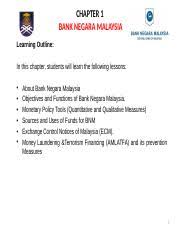 Bank negara malaysia ringgit system. 1 Chapter 1 Bnm Chapter 1 Bank Negara Malaysia Learning Outline In This Chapter Students Will Learn The Following Lessons U2022about Bank Negara Course Hero